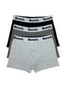 شورت باکسر پادار مردانه برند Bench (پک 3 عددی) کد A3460