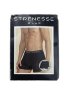 شورت پادار مردانه مشکی Strenesse Blue (پک 2 عددی) کد A3467