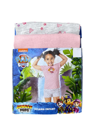 ست تیشرت و شورتک دخترانه نیکلودئون طرح Paw Patrol کد A3473