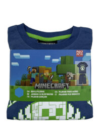 ست تیشرت و شلوارک پسرانه 100% پنبه Minecraft کد A3484