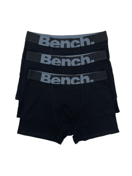 شورت پادار مردانه مشکی Bench (پک 3 عددی) کد A3491