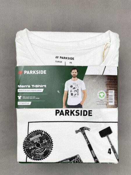 تیشرت مردانه برند Parkside جنس پنبه ارگانیک کد A3198
