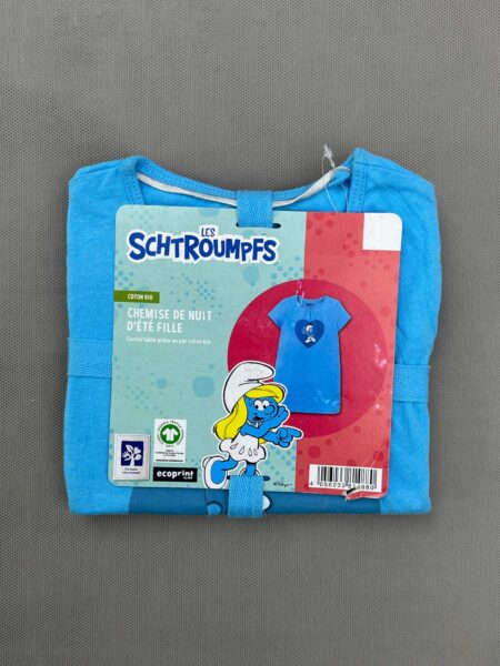 تیشرت پنبه ارگانیک دخترانه Schtroumpfs