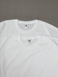 طرح تیشرت نخ پنبه مردانه Fruit of the loom (پک 2 عددی)
