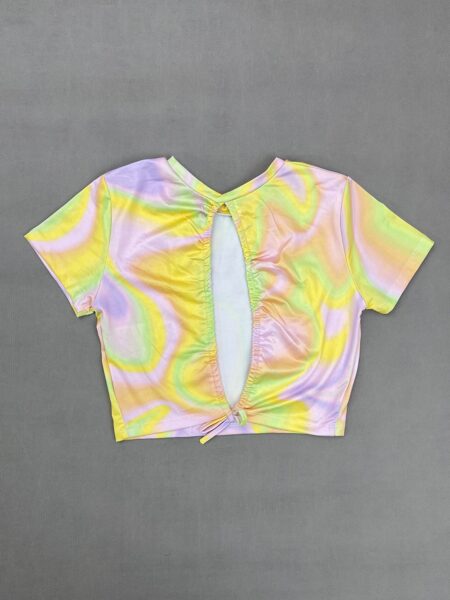پشت کراپ تیشرت دخترانه برند جیمو