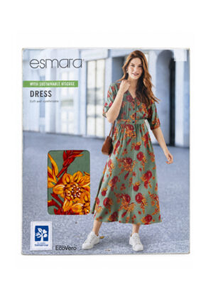 پیراهن زنانه یقه هفت اسمارا کد A4514