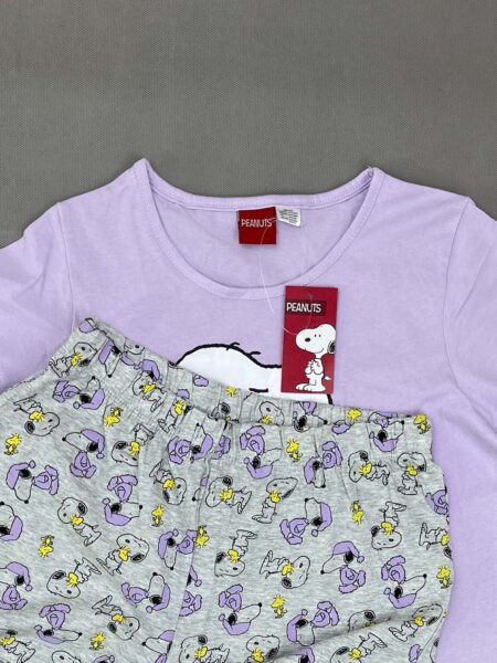 ست تیشرت و شورتک دخترانه راحتی Peanuts