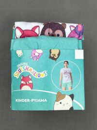 ست تیشرت و شورتک دخترانه راحتی SQUISHMALLOWS