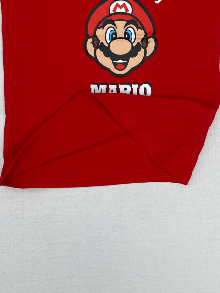 دوخت تاپ پسرانه طرح Super Mario
