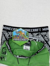 طرح شورت پادار باکسر پسرانه Minecraft (پک 2 عددی)
