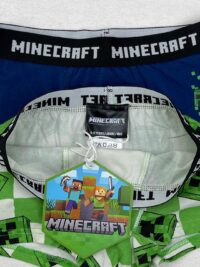 تگ شورت پادار باکسر پسرانه Minecraft (پک 2 عددی)