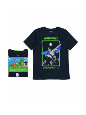 تیشرت نخ پنبه پسرانه Minecraft کد A4577