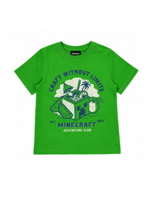 تیشرت پسرانه یقه گرد Minecraft کد A4578