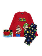 ست راحتی بلوز و شلوار پسرانه پنبه ای Super Mario کد A4623