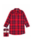 پیراهن نخ پنبه فلانل زنانه برند اسمارا کد A4641