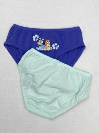 پشت شورت اسلیپ دخترانه پنبه ای طرح Bluey (پک 2 عددی)