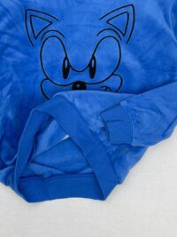 دوخت هودی پسرانه حوله ای طرح Sonic