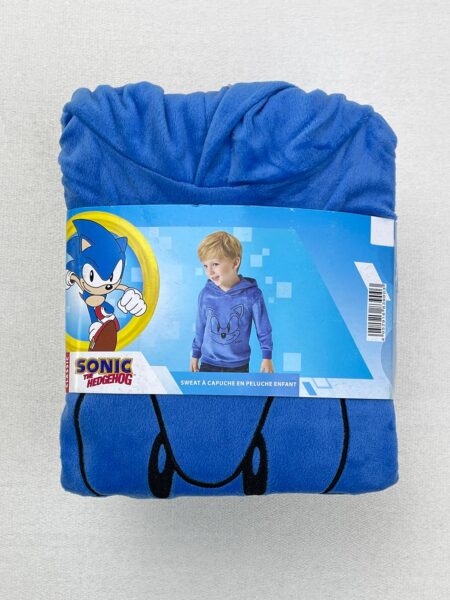 هودی پسرانه حوله ای طرح Sonic