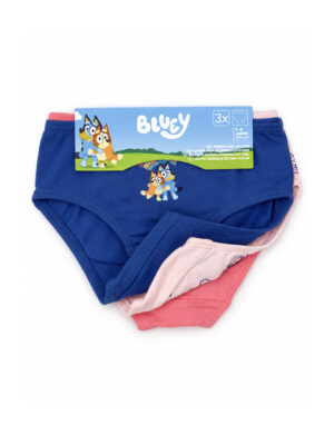 شورت اسلیپ دخترانه پنبه ای طرح Bluey (پک 3 عددی) کد A5374