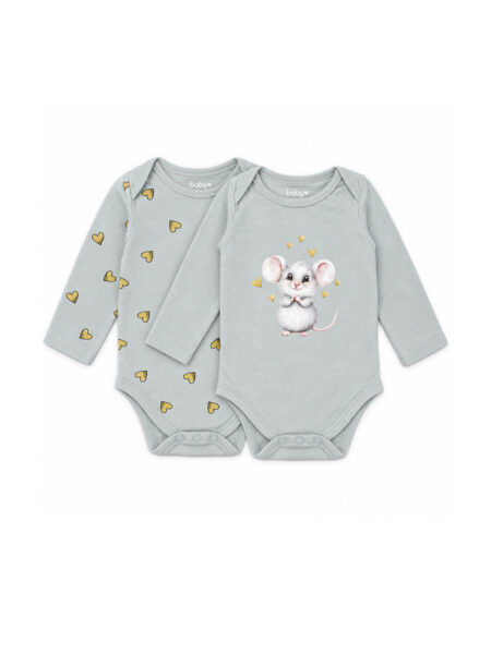 بادی نوزادی پنبه ارگانیک Baby best (پک 2 عددی) کد A5530